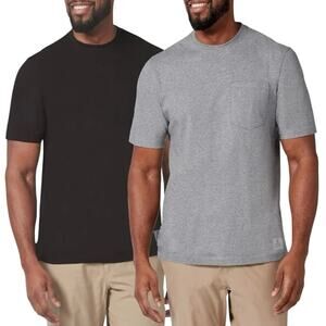 RUGGED ELEMENTS Men's 2 Pack Short Sleeve Work Tees Size XXL MSRP $40